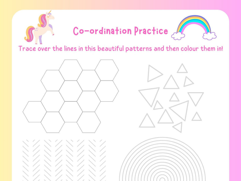 Handwriting Practice Unicorn Pack