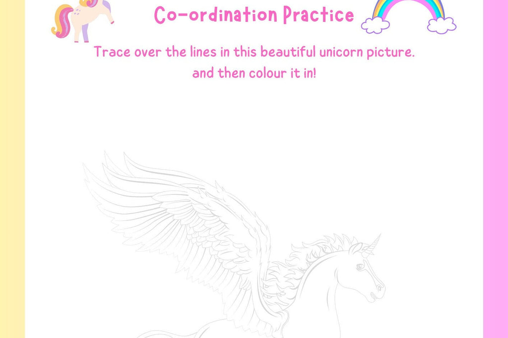 Handwriting Practice Unicorn Pack
