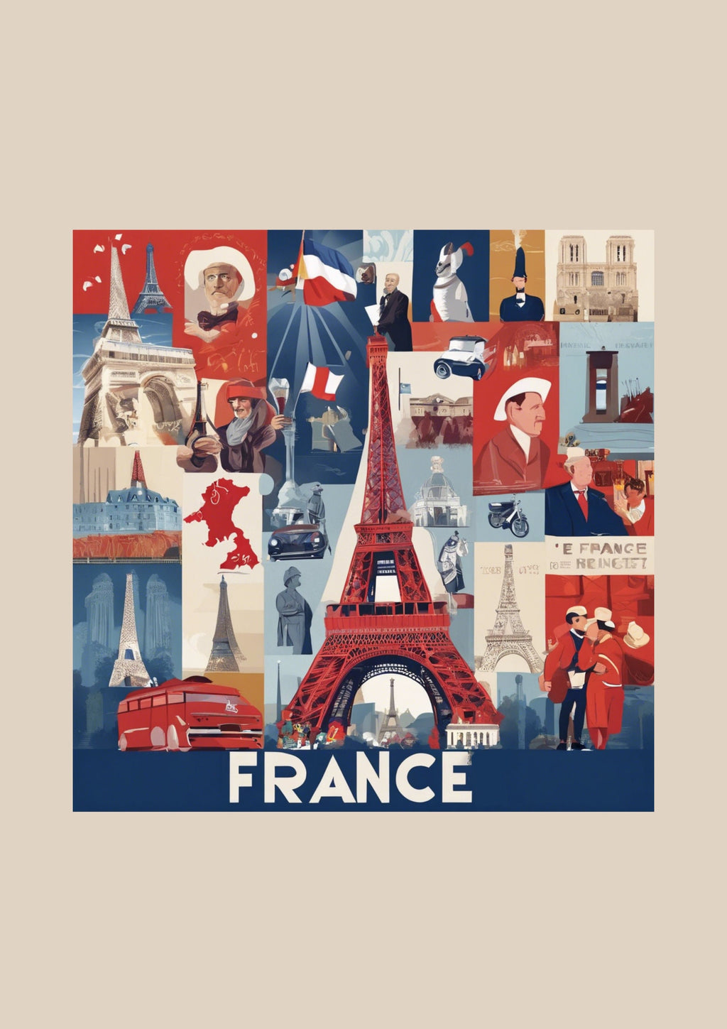 France printable poster bundle