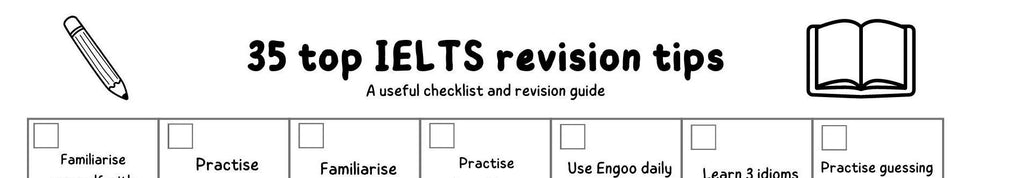 IELTS Revision checklist