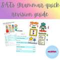 SATs SPAG GPS Revision Quick Guide - Study Aid for Success