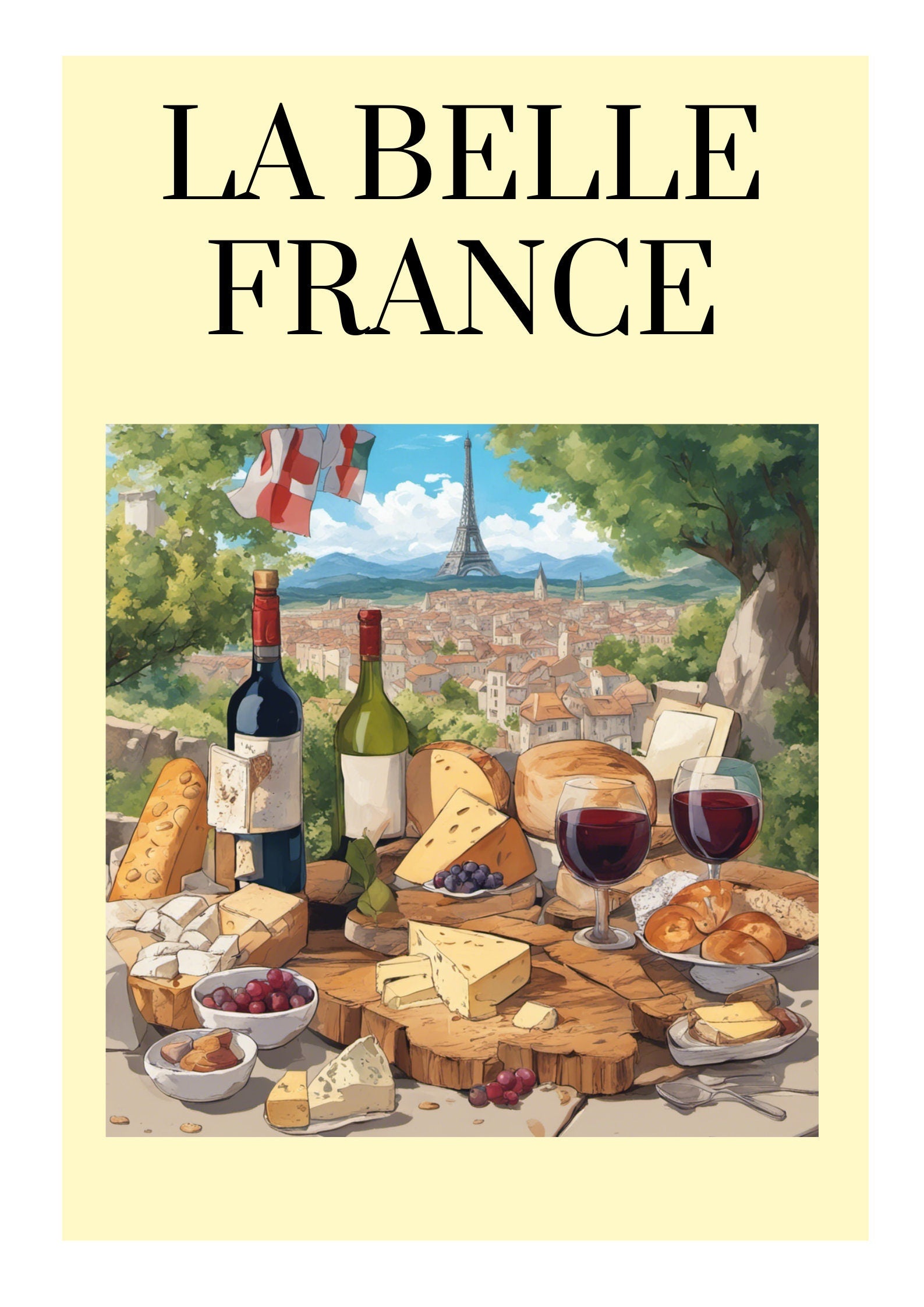 France printable poster bundle