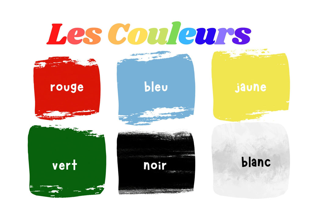 French Beginners' Printable Flashcards Bundle