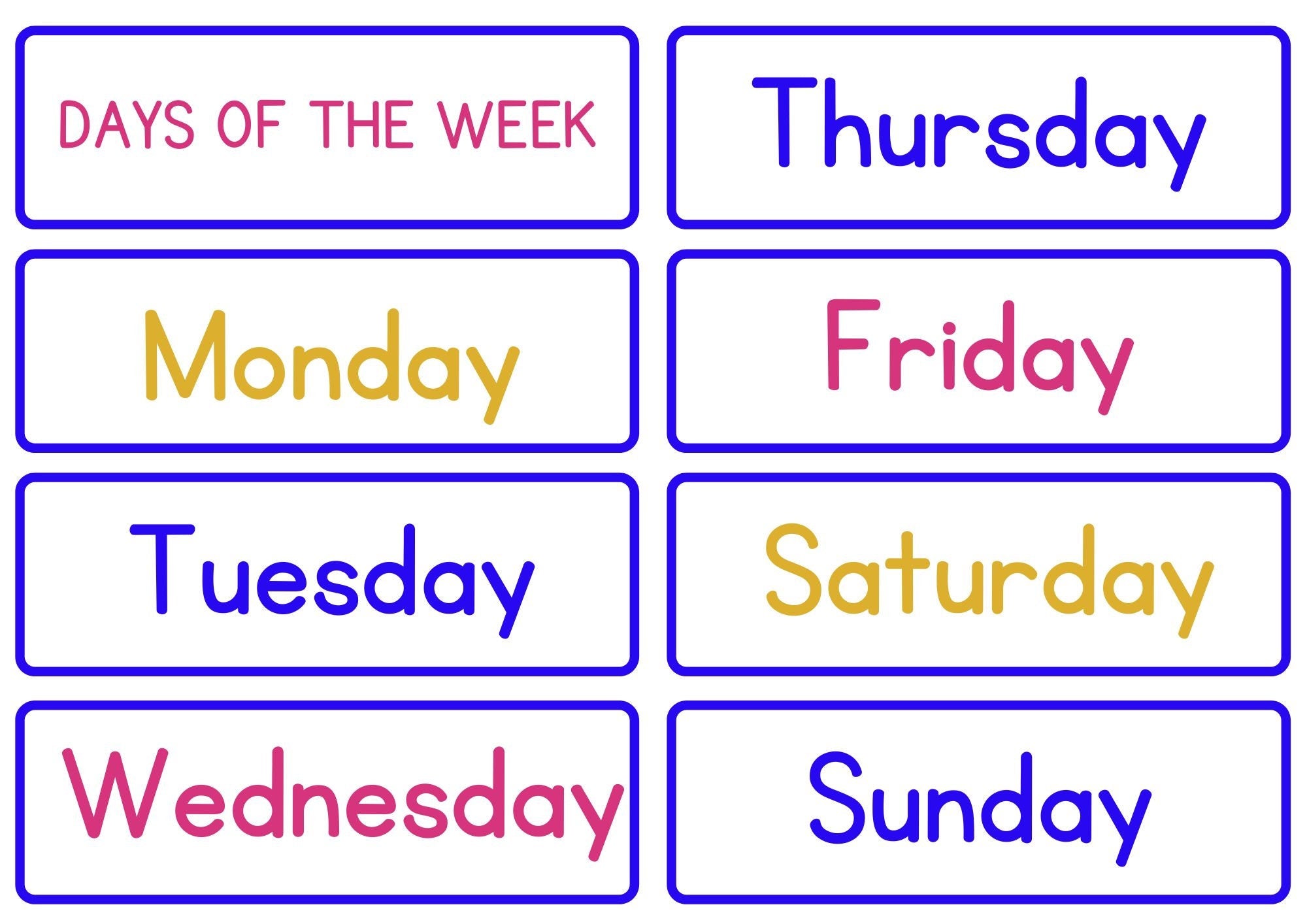 English ESL Basic vocabulary Printable Flashcards Bundle