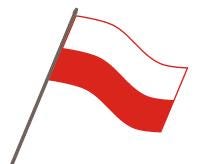 Polish Numbers Brightly Coloured Poster Kids Room Decor